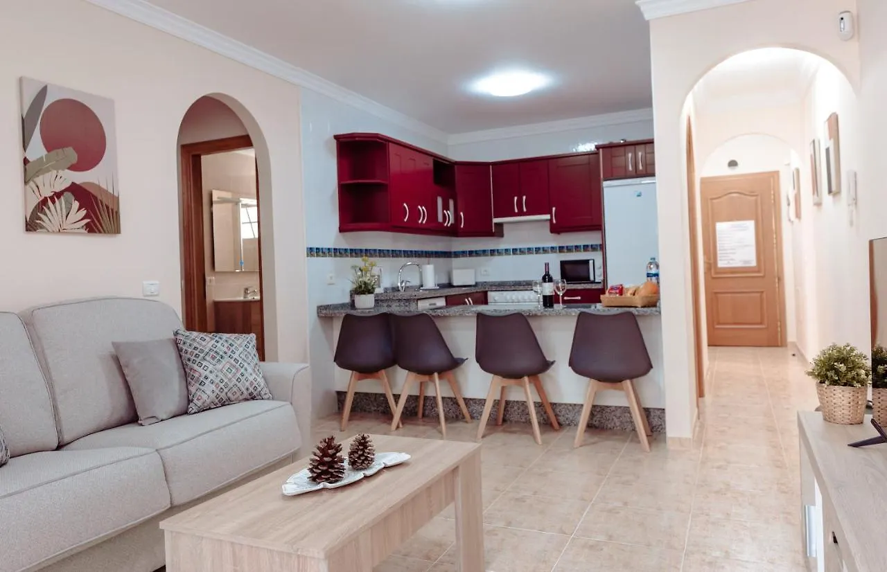 Apto Ache, Acogedor Apartamento De 66 M Con Terraza, Aire Acondicionado Y Parking Privado Gratuito Лос-Абригос 0*,